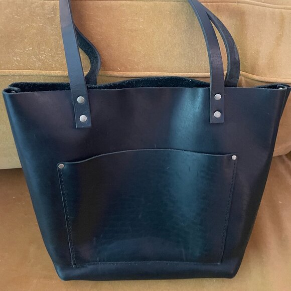 Portland Leather Medium Tote - Picture 1 of 4